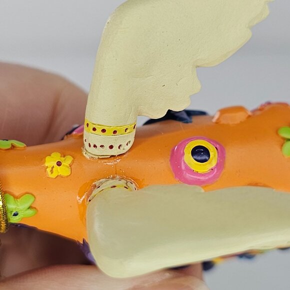 Cow Parade Mini Cow Angelicow By Liz Lomax #20102 *REPAIRED* - Picture 7 of 9